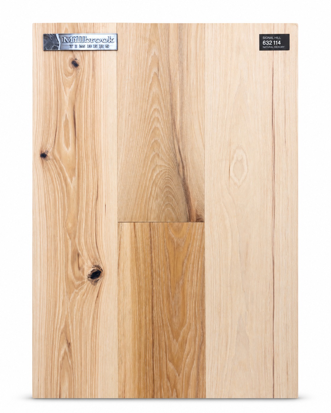 Engineered Hardwood 5 pale natural hickory flooring sample