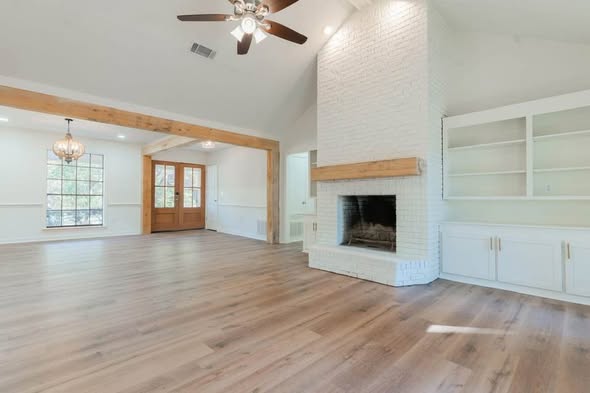 Residential flooring in bright living area by AVS Flooring